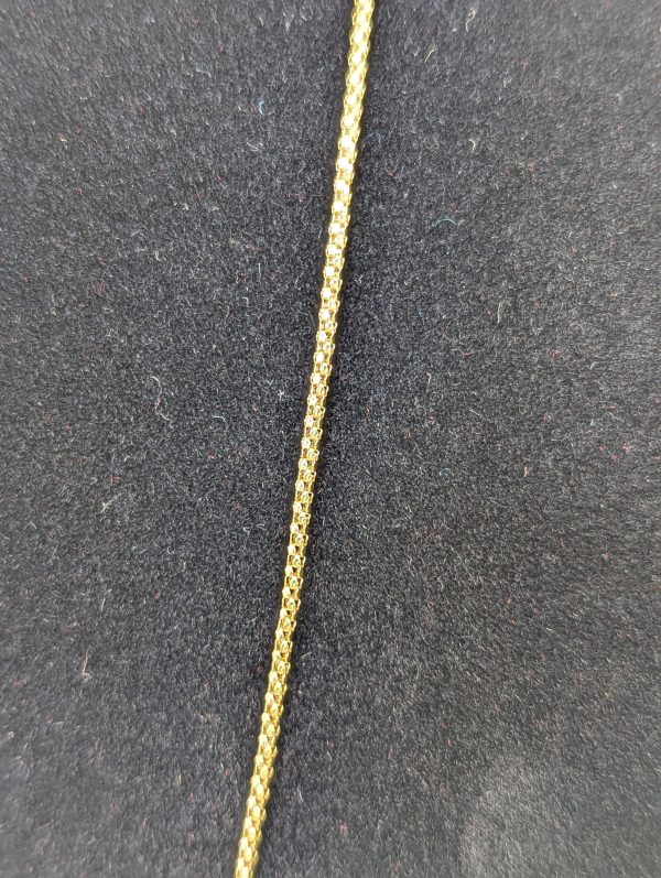 Lady's 17CT Yellow Gold Rope Chain Necklace (3.5gms) - BP349852 - Image 3