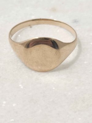 9CT YELLOW GOLD RING (SIZE:Q) #GN378536