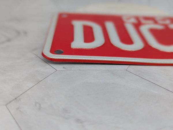 Motorcycle QLD Licence Plate *DUCTI* - BP345381 - Image 4
