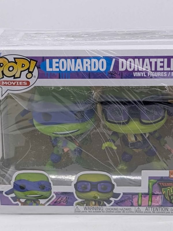 Teenage Mutant Ninja Turtles Mutant Mayhem 4 Pack Funko Pop Vinyl - BL383925 - Image 8