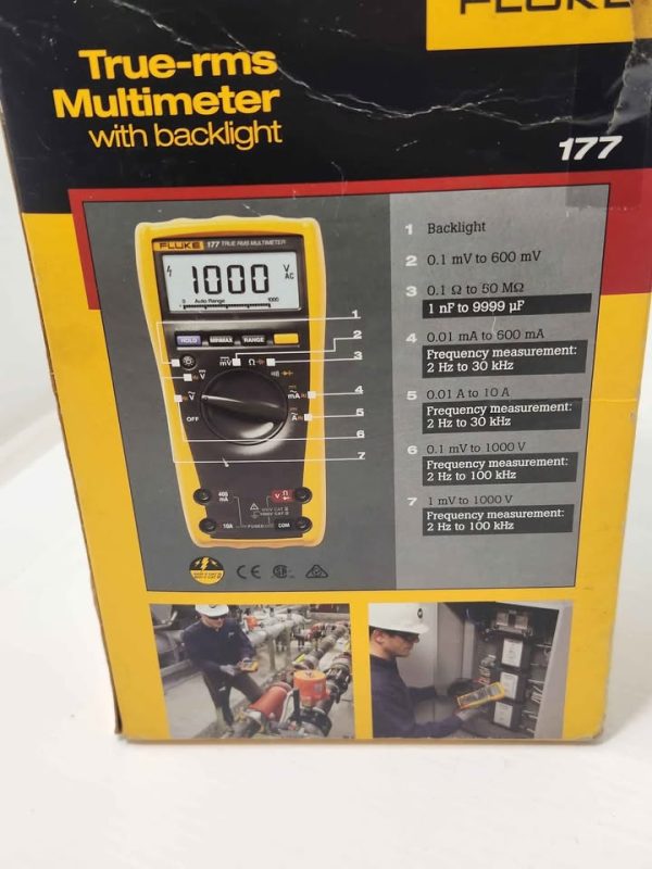 FLUKE MULTIMETER WITH LEADS #GN381909 - Image 2