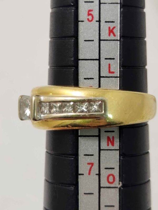 18CT YELLOW GOLD DIAMOND RING #GN383822 - Image 9
