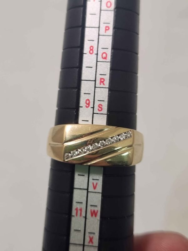 9CT YELLOW GOLD RING (SIZE:T) #GN384661 - Image 16
