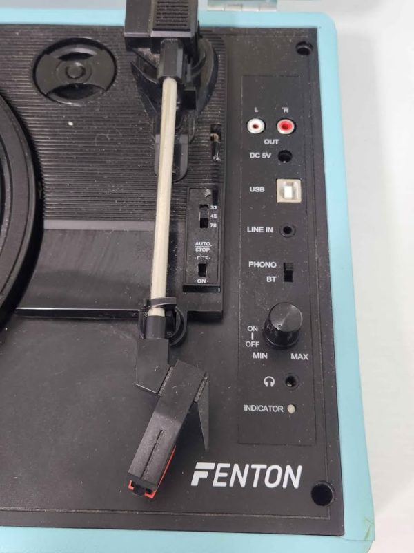 FENTON RECORD PLAYER WITH POWER CORD (NOT VERY LOUD) #GN383153 - Image 3