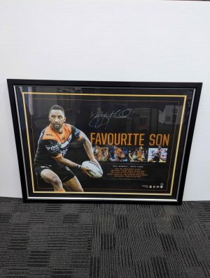 Benji Marshall 'Favourite Son' Framed Memorabilia(48/106) - BP360429