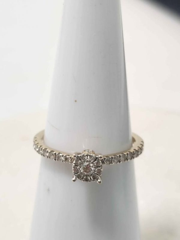 9CT YELLOW GOLD RING (SIZE:N) #GN384434 - Image 6