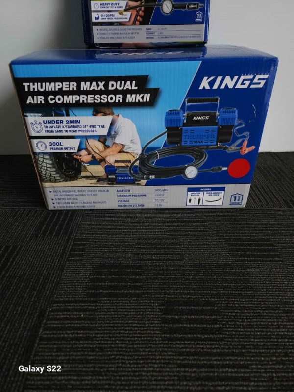 Sealed Kings Thumper Max Dual Air Compressor - BP384009 - Image 3