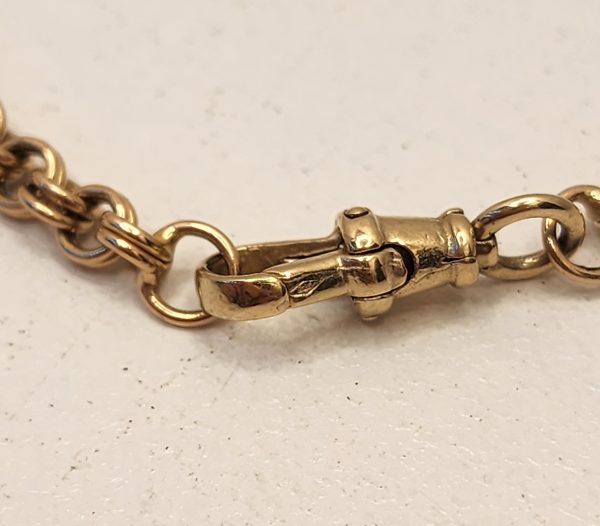 Ladies 9CT T-Bar Belcher Necklace - IP343781 - Image 5