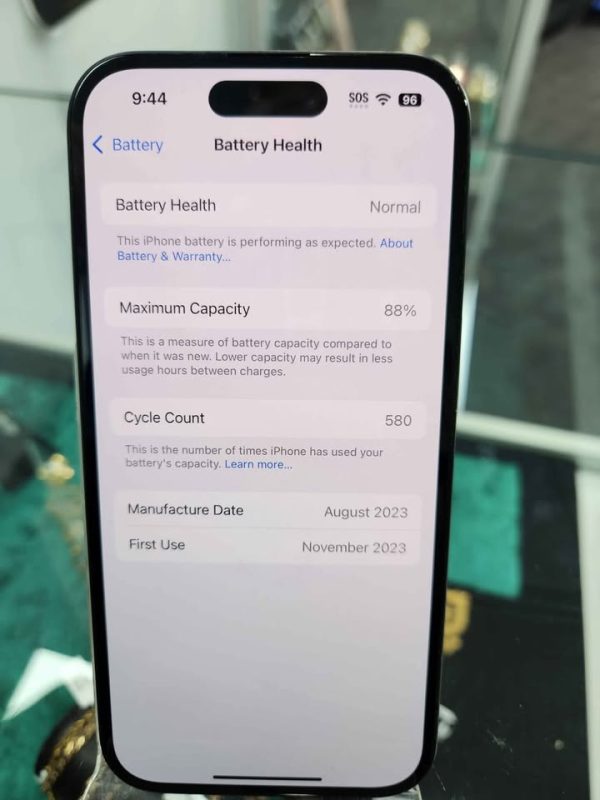 APPLE IPHONE 15 MOBILE PHONE #GN349683 - Image 9
