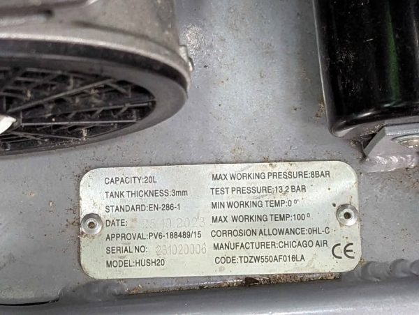 Chicago Hush Air Compressor - BP382322 - Image 5