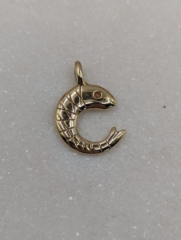 Ladies 9CT Yellow Gold Pisces Pendant (3.8gms) - BP327697 - Image 2
