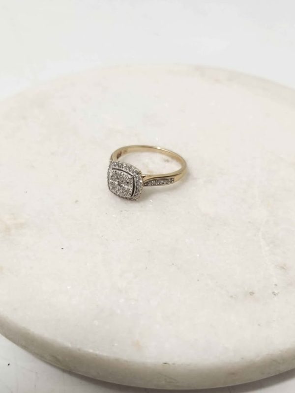 9CT YELLOW GOLD RING #GN383212 - Image 7