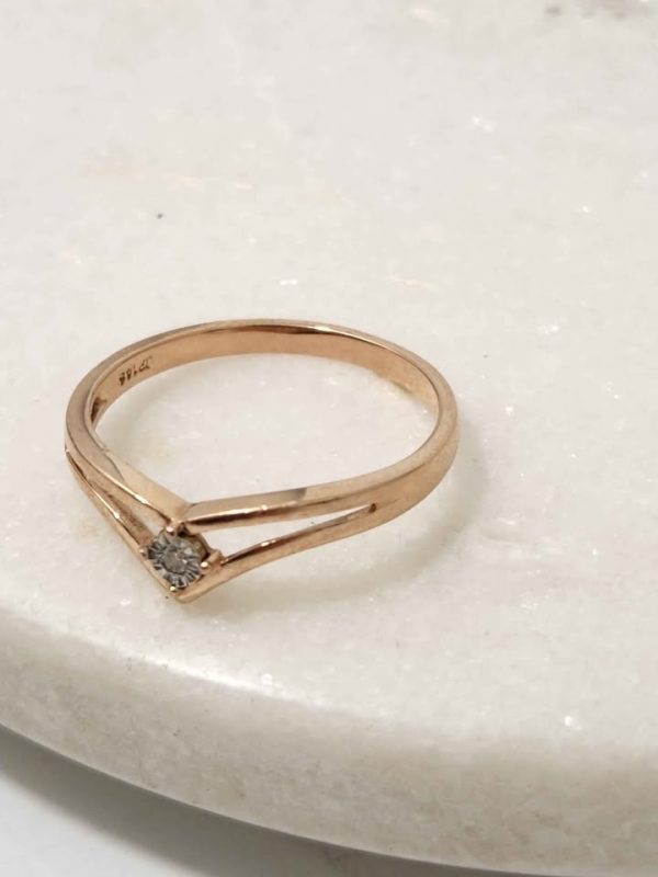 9CT ROSE GOLD RING (SIZE:Q) #GN384925 - Image 9