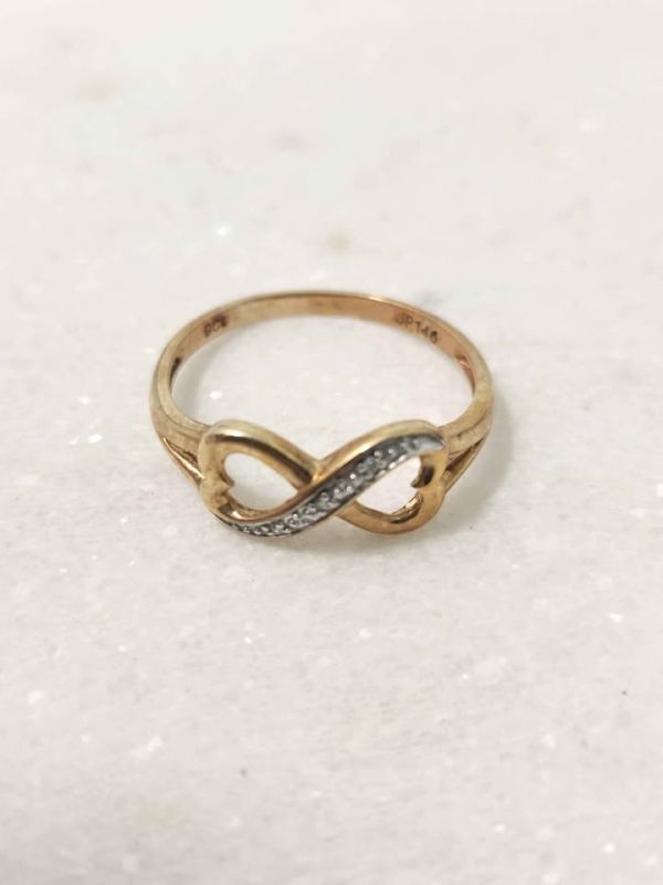 9CT YELLOW GOLD RING (SIZE:P) #GN379793 - Image 6