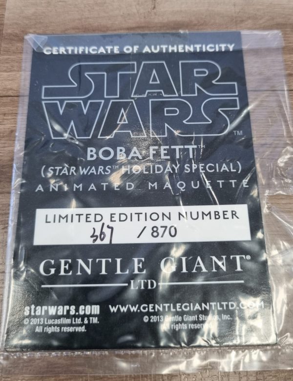 Gentle Giant Holiday Special Boba Fett Figure TW349192 - Image 12