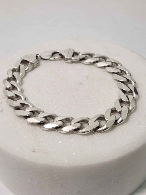 MENS 925CT SILVER BRACELET #GN379266 - Image 2