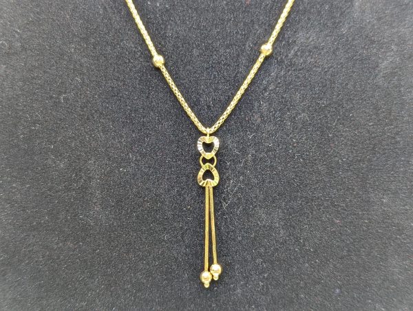 Lady's 17CT Yellow Gold Rope Chain Necklace (3.5gms) - BP349852 - Image 2