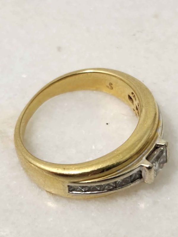 18CT YELLOW GOLD DIAMOND RING #GN383822 - Image 13