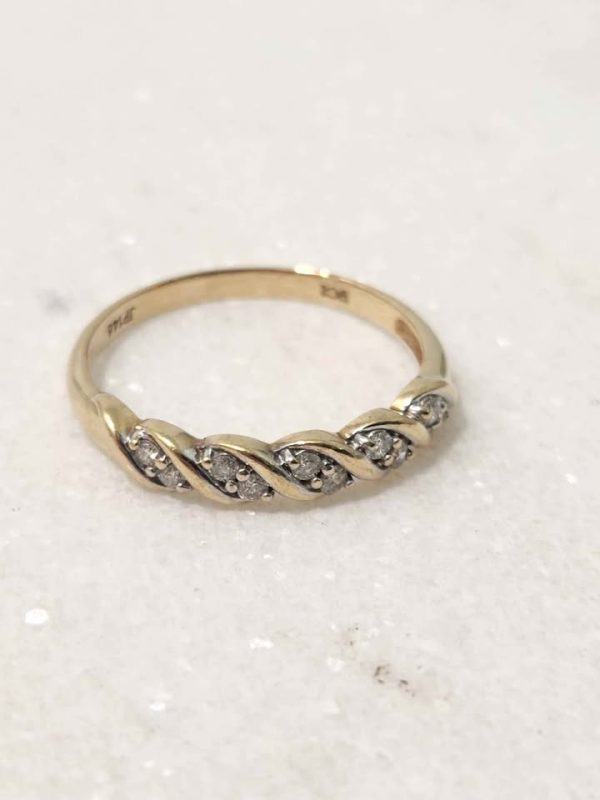 9CT YELLOW GOLD RING RING #GN380019 - Image 10