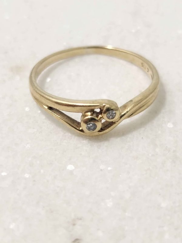 9CT YELLOW GOLD RING #GN380020 - Image 2