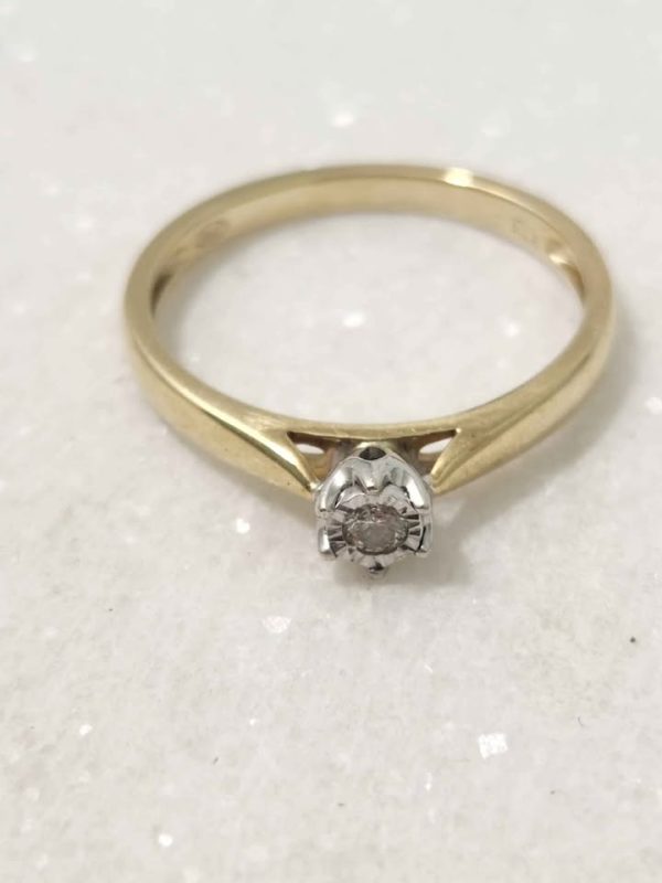 9CT GOLD RING #GN381383 - Image 6