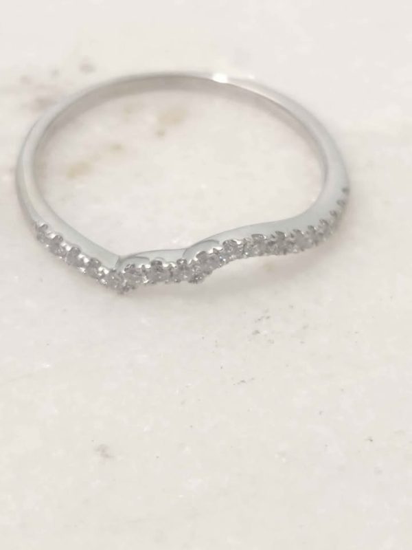 14CT WHITE GOLD BRIDAL SET RINGS #GN382530 - Image 9