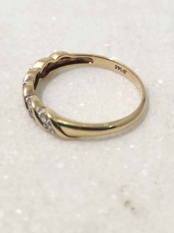 9CT YELLOW GOLD RING RING #GN380019 - Image 3