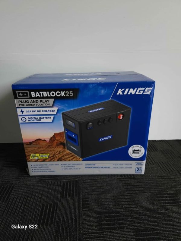 Sealed Kings BatBlock25 25A DC/DC Charger - BP384008 - Image 5