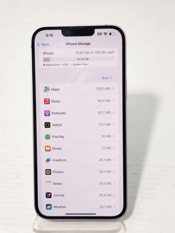 APPLE IPHONE 14 PLUS MOBILE PHONE #GN383149 - Image 9