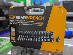 Sealed GearWrench 29 Pce Metric Standard & Deep Impact Socket Set (84925N) - BP381809