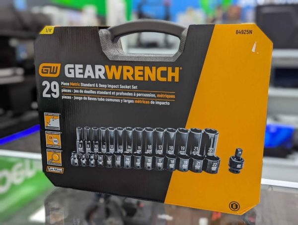 Sealed GearWrench 29 Pce Metric Standard & Deep Impact Socket Set (84925N) - BP381809