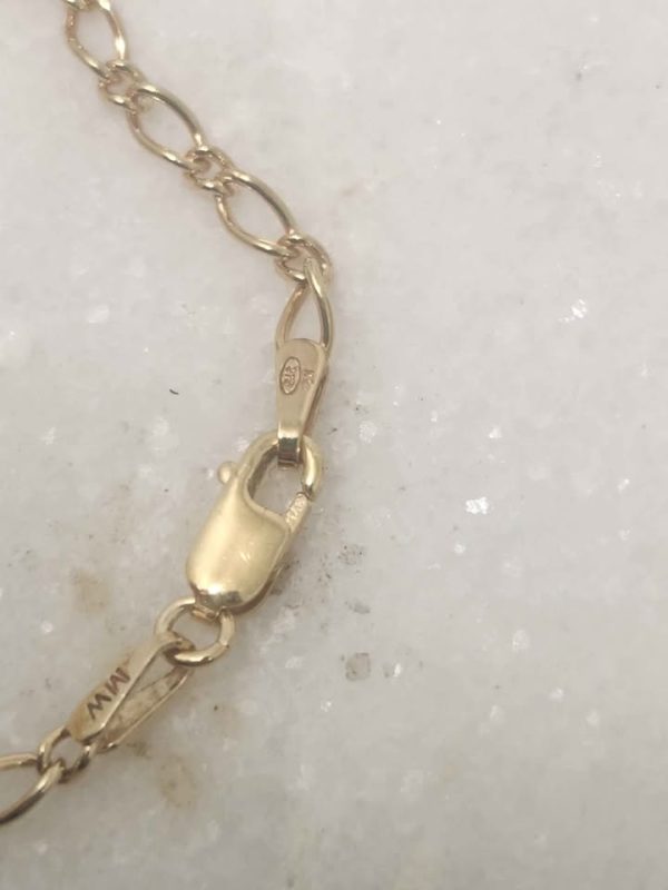 9CT YELLOW GOLD BABY BRACELET #GN382524 - Image 5