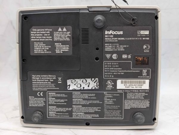 InFocus DLP Portable Projector (W1102) - BP389684 - Image 6