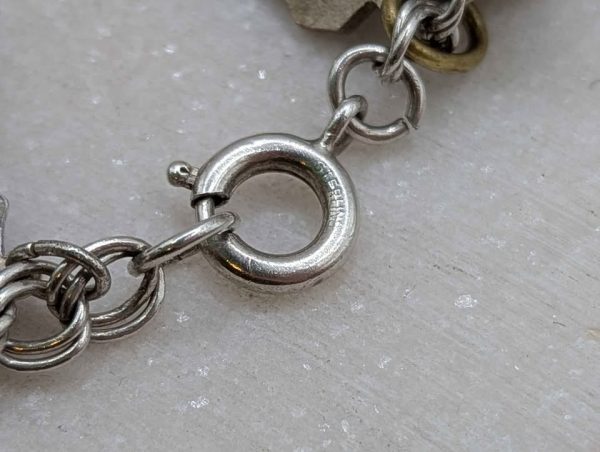 Sterling Silver World Travel 27-Charm Bracelet (48.62gms) - BP384850 - Image 7