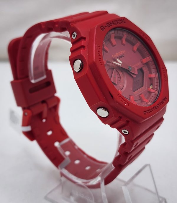 Casio G-SHOCK Men's Resin Analogue Digital Watch GA2100 Red - IP389884 - Image 4