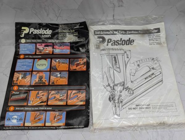 Paslode FrameMaster-Li Impulse Framing Nailer (B20543P) - BP387037 - Image 7