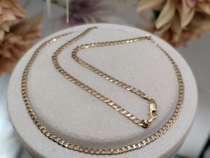 Ladies 9CT Yellow Gold Curblink Chain Necklace (8.9gms) - BP386669