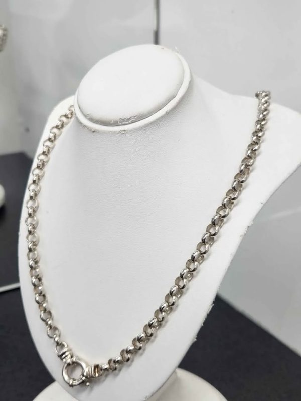 LADIES 925CT SILVER NECKLACE #GN343761 - Image 5