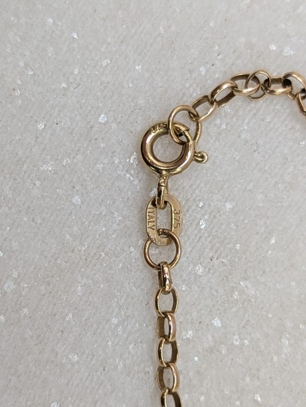 Ladies 9CT Yellow Gold Belcher Chain Necklace (3.6gms) - BP375205 - Image 3