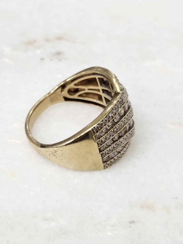 9CT YELLOW GOLD DIAMOND RING @GN387794 - Image 12