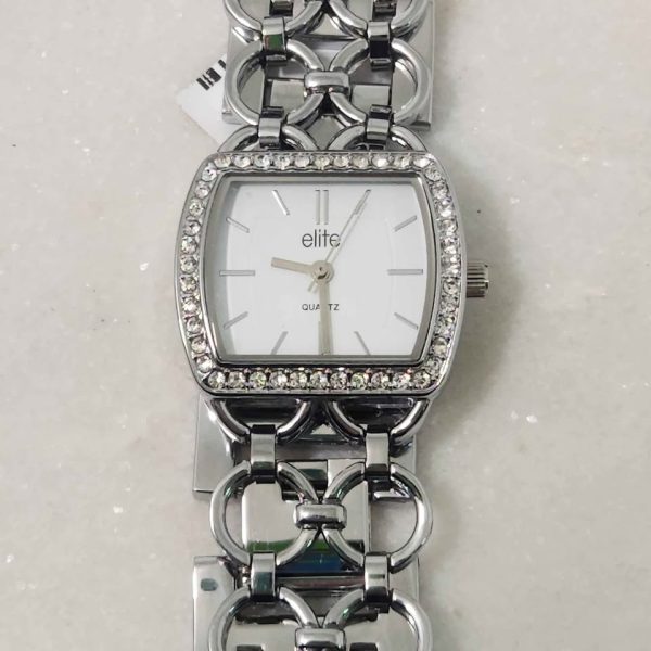 LADIES SILVER ELITE WATCH #GN332390 - Image 3