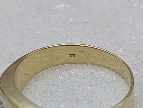 Mens 9CT Yellow Gold Diamond Ring (4.11gms) - BP385252 - Image 6