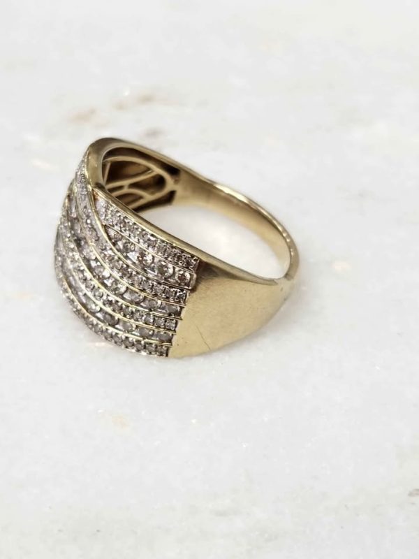 9CT YELLOW GOLD DIAMOND RING @GN387794 - Image 13