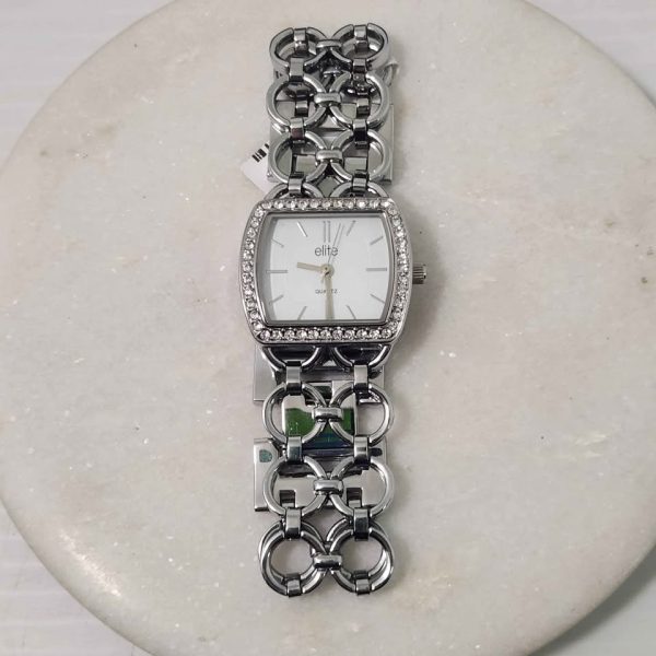LADIES SILVER ELITE WATCH #GN332390 - Image 8