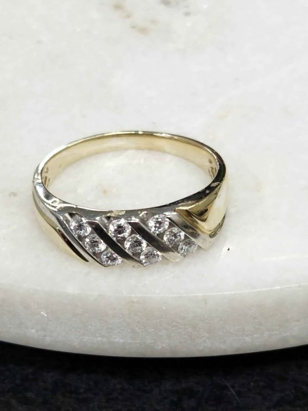 9CT YELLOW GOLD LGD RING #GN386384 - Image 12