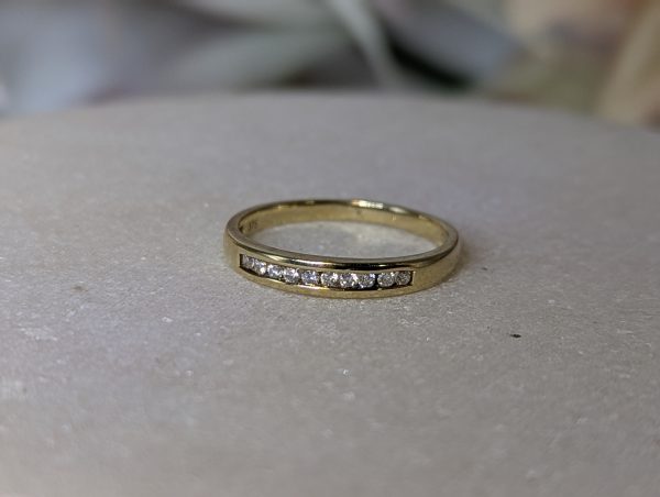Ladies 9ct Gold Diamond Ring - BP387527 - Image 2