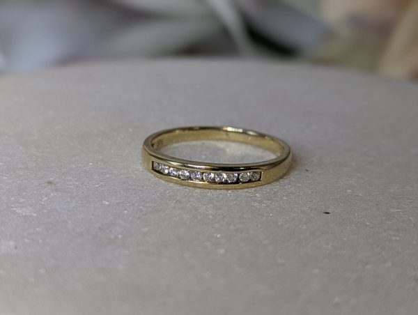 Ladies 9ct Gold Diamond Ring - BP387527 - Image 7