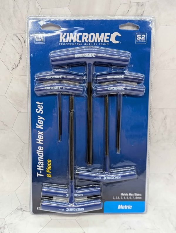 Kinchrome 8 Pce T-Handle Hex Key Set (K5281) - BP388707