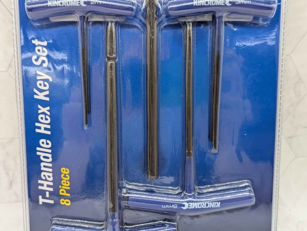 Kinchrome 8 Pce T-Handle Hex Key Set (K5281) - BP388707 - Image 3