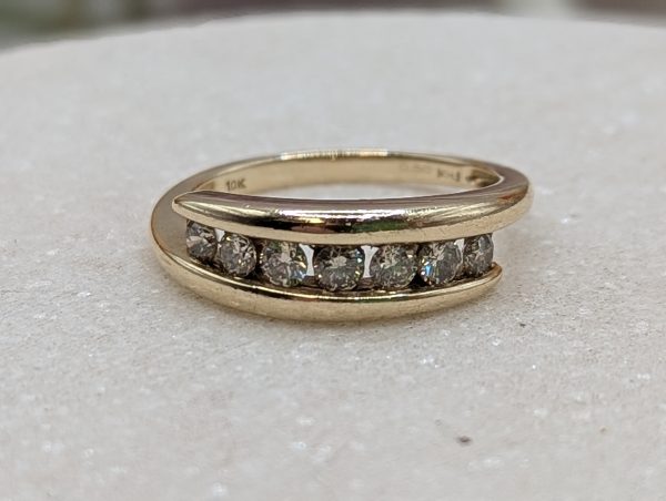 Ladies 10CT Yellow Gold Diamond Ring (3.0gms) - BP349275 - Image 2
